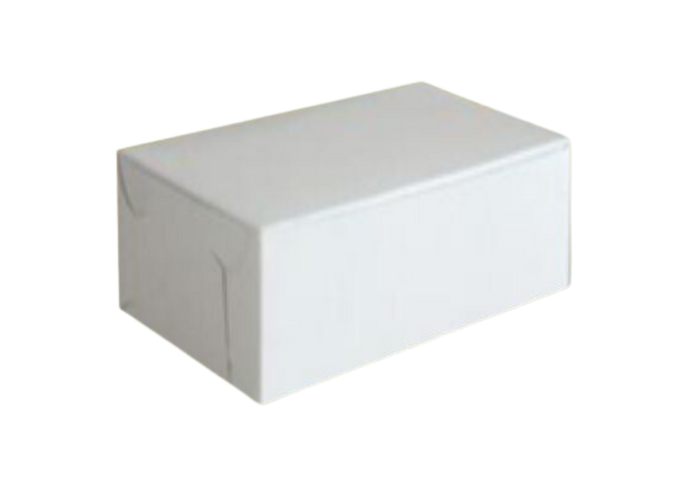 6.5" x 4.5" x 3.5" White Cake Box