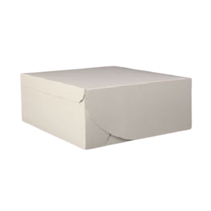 8" x 8" x 5" White Cake Box