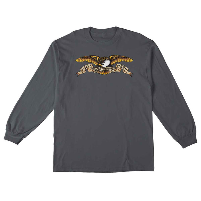 Anti Hero Eagle Longsleeve Charcoal
