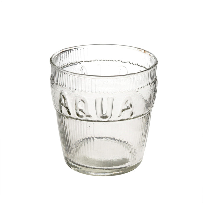 Aqua Drinking Glass 4-9696