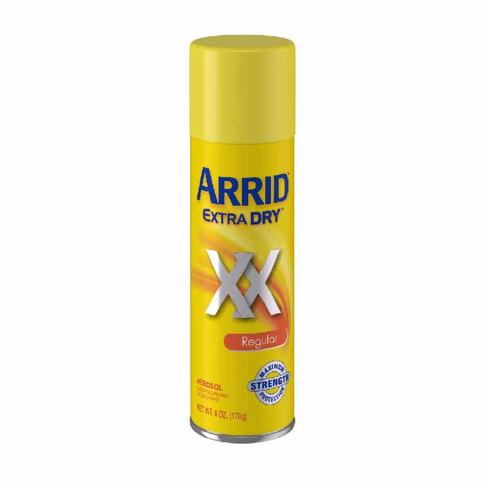 Arrid XX Anti-Perspirant & Deodorant Spray, Regular 6 oz - 12 Pack