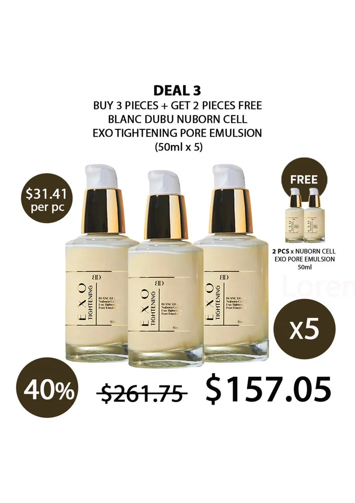 (BUY 3+2 FREE) BLANC DUBU TIGHTENING PORE EMULSION