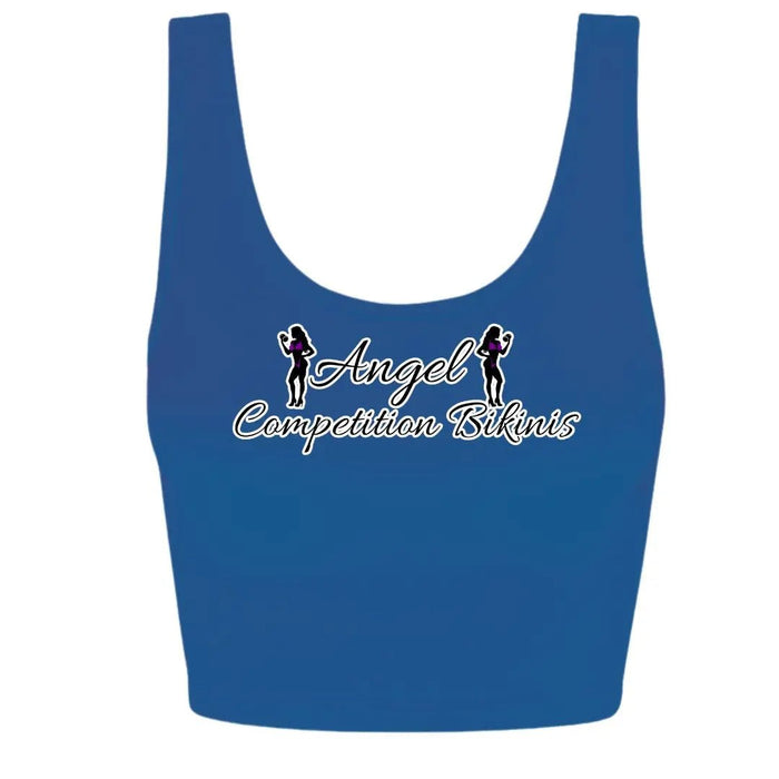 Blue ACB Crop Top