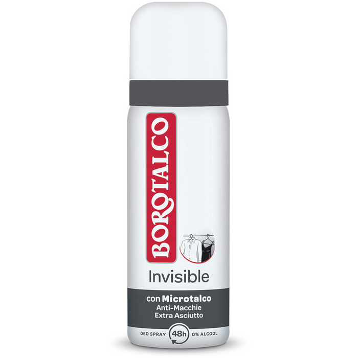 Borotalco Deodorant INVISIBLE Spray Travel Size 50 ml - EMPORIO ITALIANO