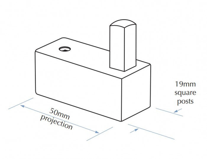 Bradley Triumph TR033 Robe Hook Single
