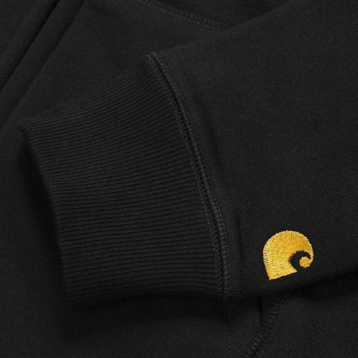 Carhartt WIP Chase Zip Jacket Hooded Black/Gold