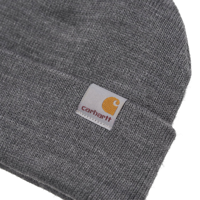 Carhartt WIP Stratus Hat Low Beanie Dark Grey Heather