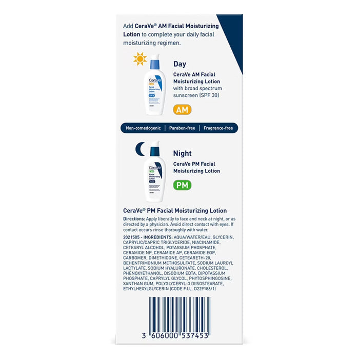 CeraVe PM Facial Moisturizing Lotion - 3 oz - 12 Pack