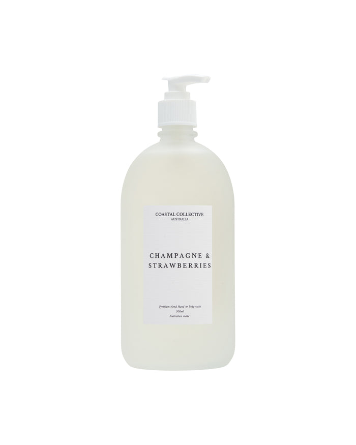 Coastal Collective Australia Champagne & Strawberries Hand Body Wash