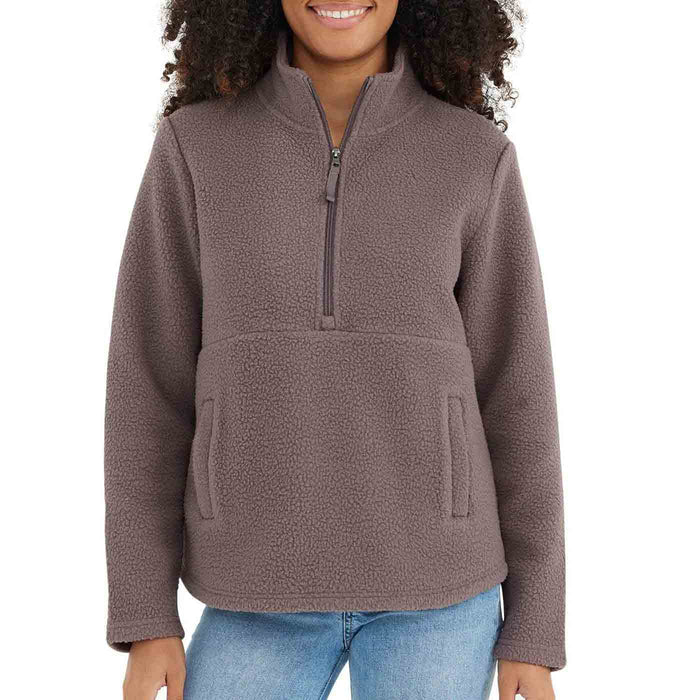 Free Fly Women's Bamboo Sherpa Fleece 1/2 Zip Pullover