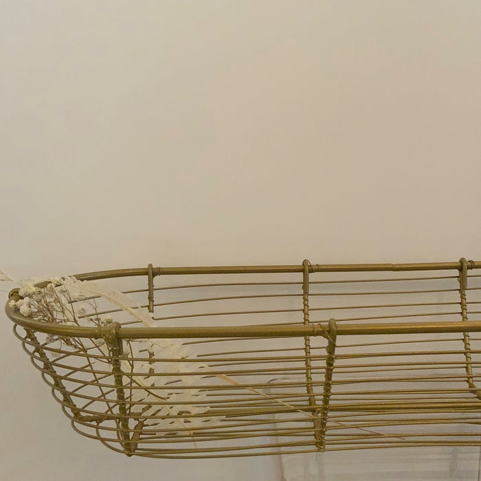 Gold Wire Basket