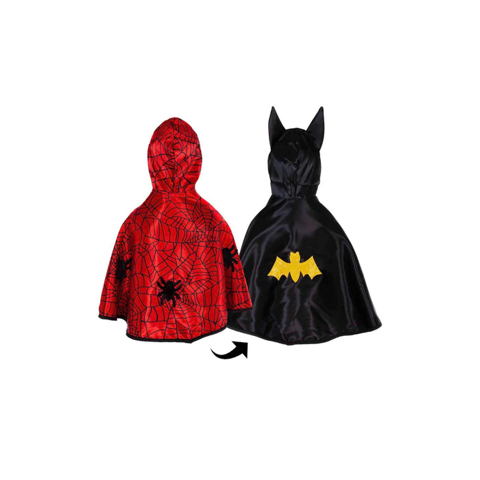 Great Pretenders Reversible Spider/Bat Toddler Cape 2-3