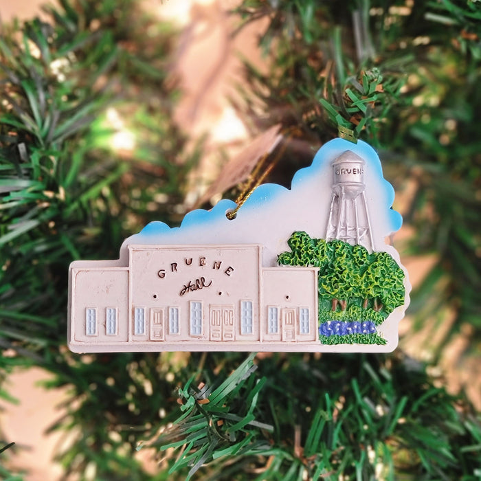 Gruene Hall Water Tower Ornament