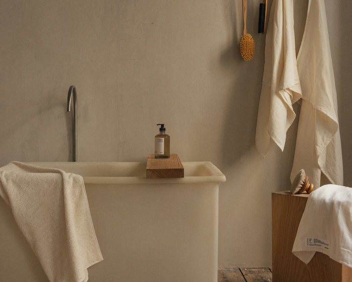 HEAVYTOWEL Bath Towel - Bone White