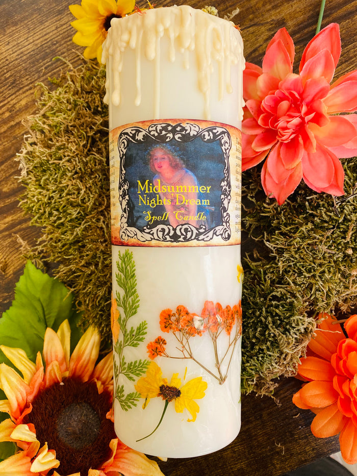 Midsummer Nights Dream Jumbo Pillar Candle