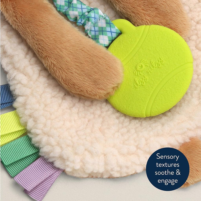 Itzy Ritzy Itzy Lovey Plush with Teether - Puppy