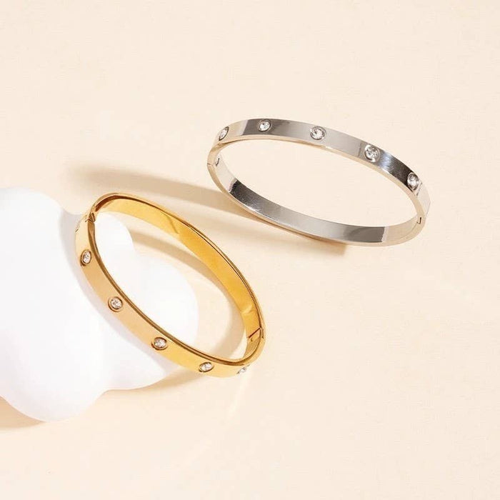JOSSLYN by wall to wall - 18K NON-TARNISH WATERPROOF STAINLESS STEEL BANGLE