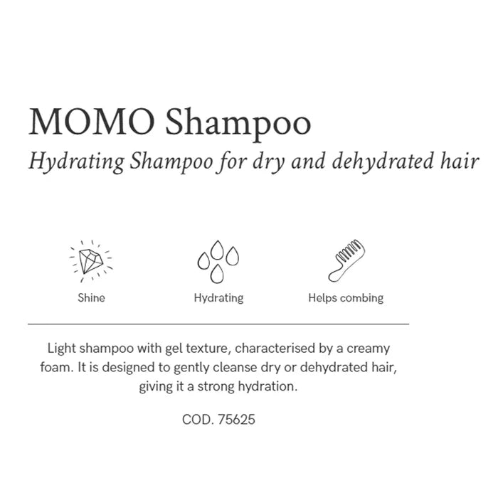 Momo Hydrating Shampoo For Dry & Dehydrated Hair - 250ml