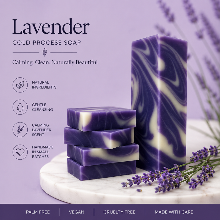 Natural Hand Made Soap - Lavender