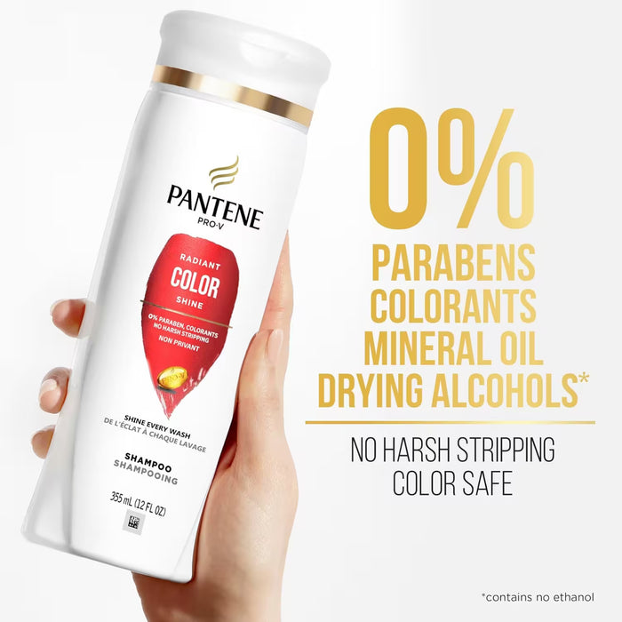 Pantene Pro-V Radiant Color Shine Shampoo - 12 oz - 6 Pack