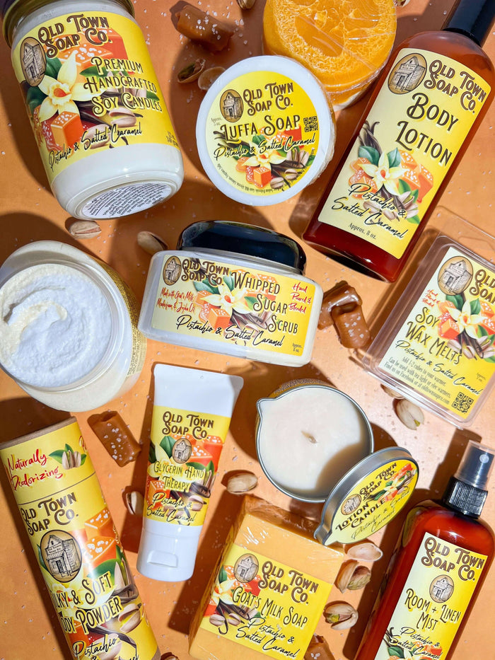 Pistachio & Salted Caramel Body & Hair Mist - Old Town Soap Co.