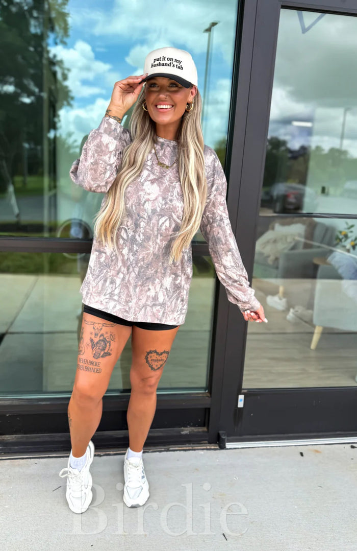 PREORDER: Woodland Camo Long Sleeve // eta 2-3 weeks