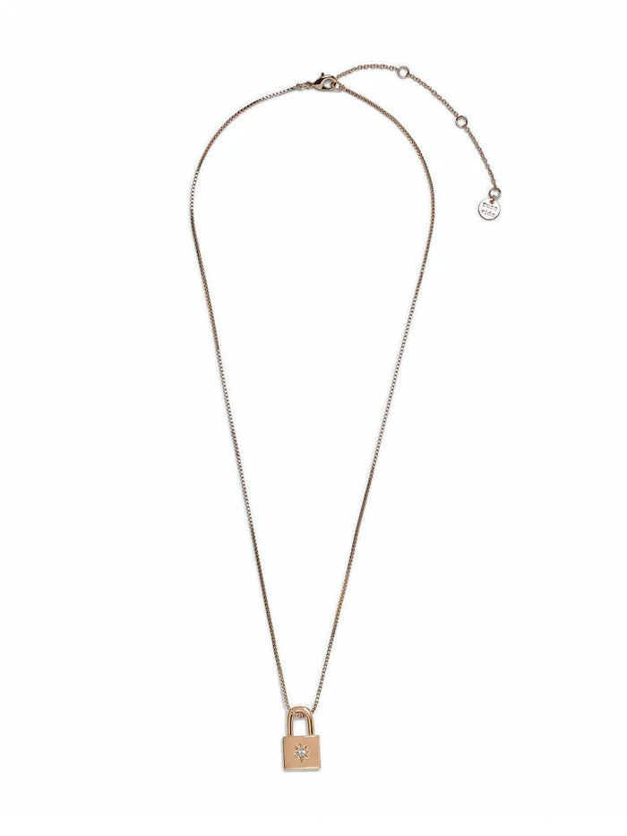 PuraVida Lock Pendant Necklace