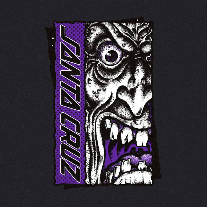 Santa Cruz Roskopp Rigid Face Front Hoodie Black