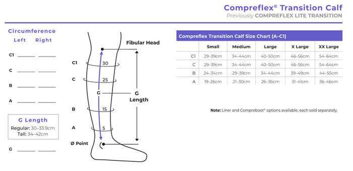 Sigvaris Compreflex Transition Calf