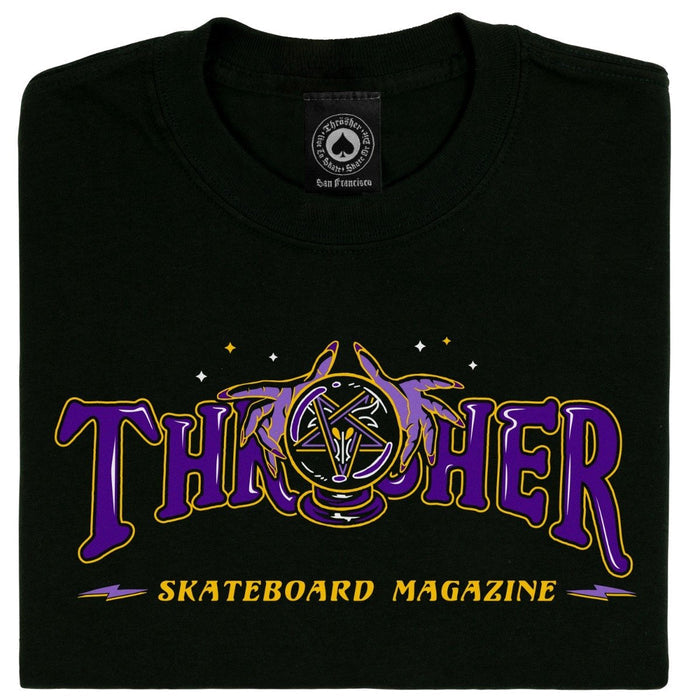 Thrasher Fortune Logo T-Shirt Black