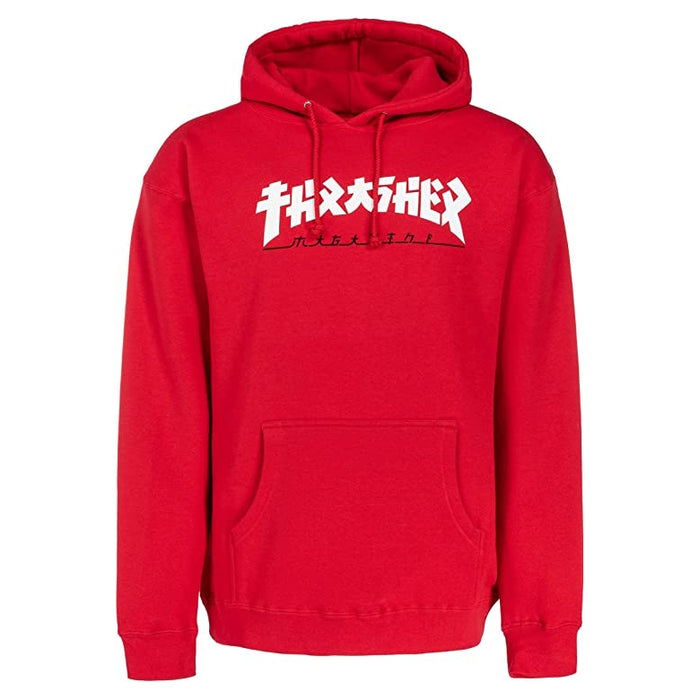 Thrasher Godzilla Hoodie Red
