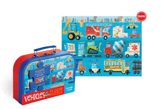 Vehicles Floor Puzzle 24 Pce