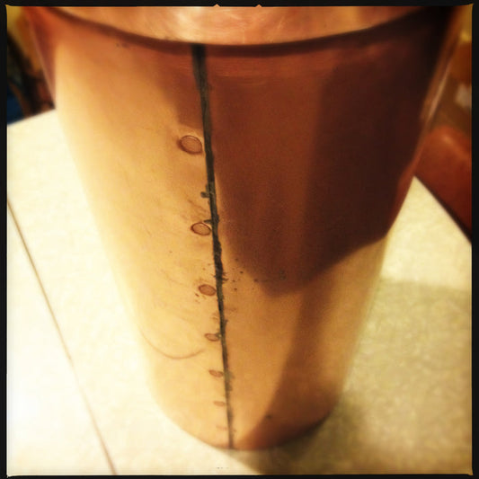 10 Gallon Boiler Wall and Rivets