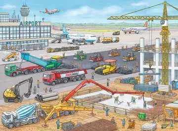 100 pc Construction at the Airport Puzzle