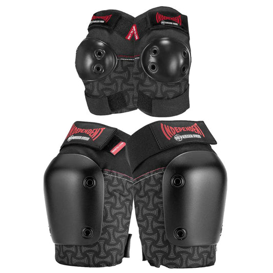 187 x Independent Killer Pads Adult Combo Pack Knee & Elbow Black