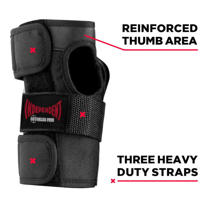 187 x Independent Killer Pads Jr. Six Pack Set Black