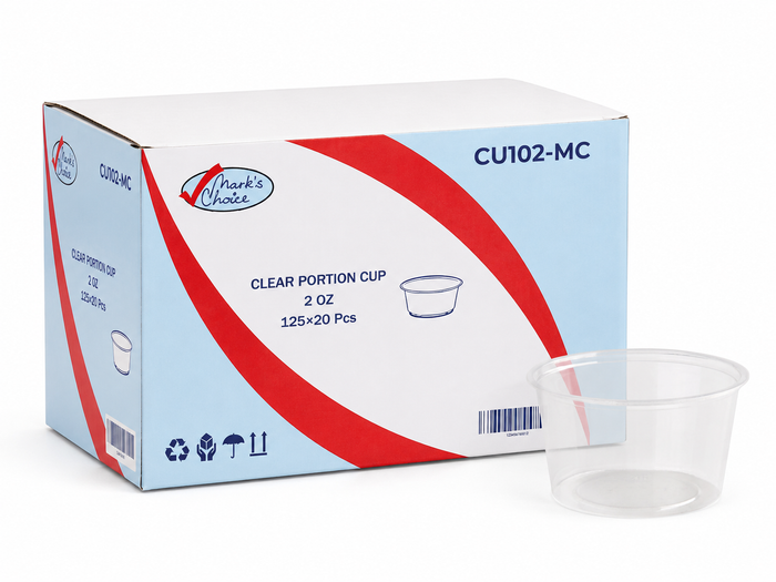 2 oz Clear Plastic Portion Cups