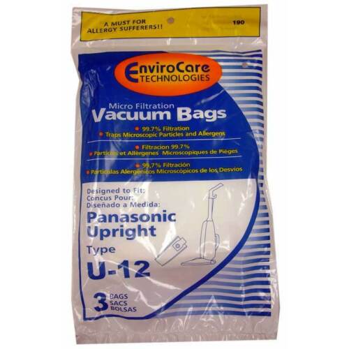 3pk, Panasonic U-12 Upright, Paper Bags Part 190