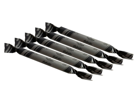 Grenna Polkagriskokeri Sockerstång Lakrits 5 x 50g – Handmade Swedish licorice rock candy sticks from Gränna