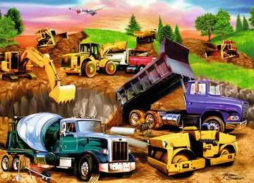 60 pc Construction Crowd Puzzle