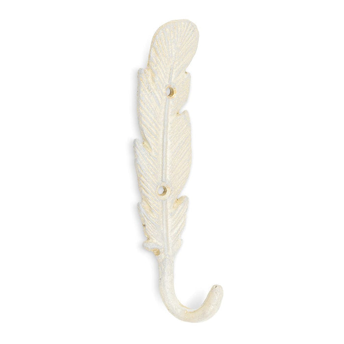 Abbott Slim Feather Hook white