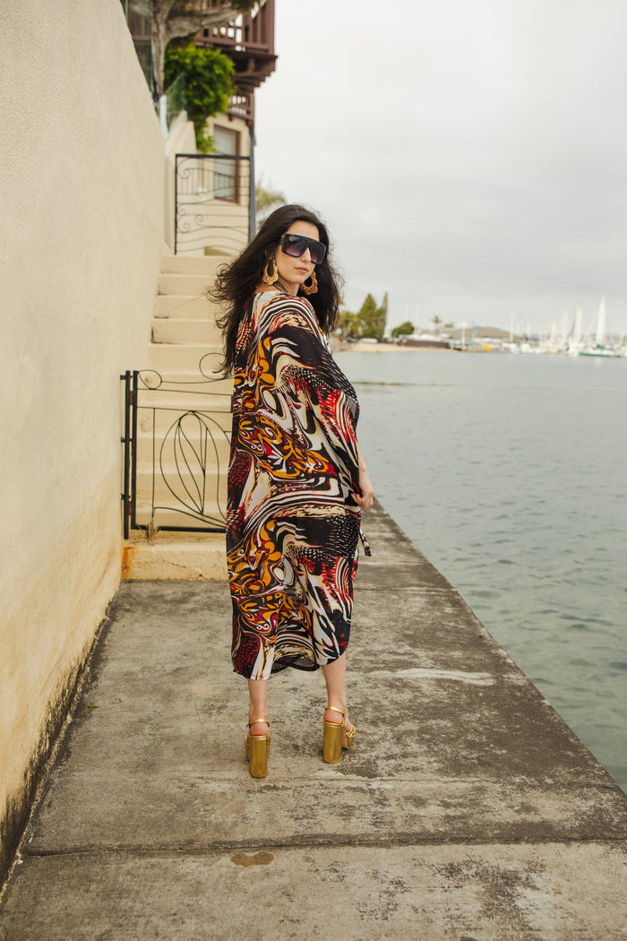 Actius Caftan in Rouge
