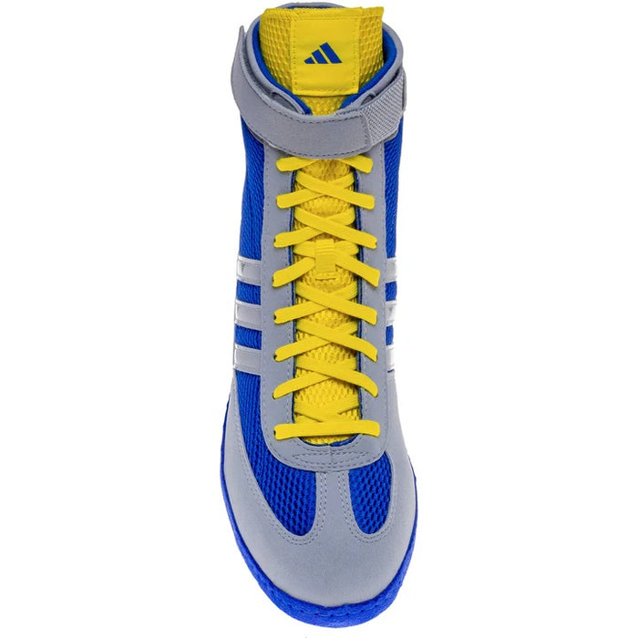 Adidas Shoe Wrestling Combat Speed 4    Royal-Yellow - Takedown Distribution