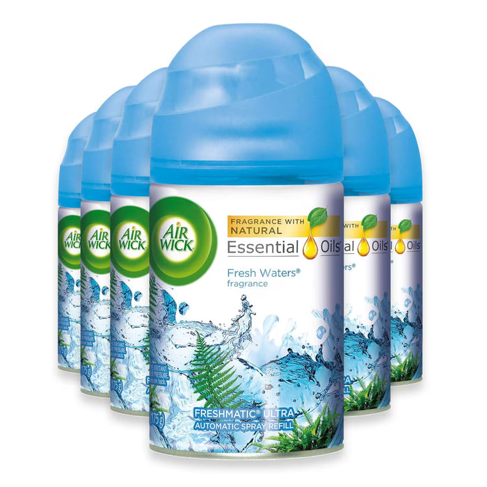 Air Wick Freshmatic Fresh Waters Refill - 5.89 oz - 6 Pack