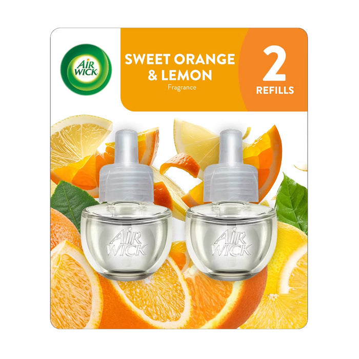 Air Wick Sweet Orange Scented Oil Refill Twin - 6 Pack