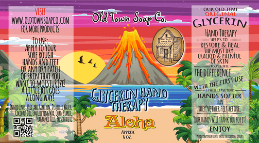 Aloha 6oz Glycerin Hand Therapy - Old Town Soap Co.