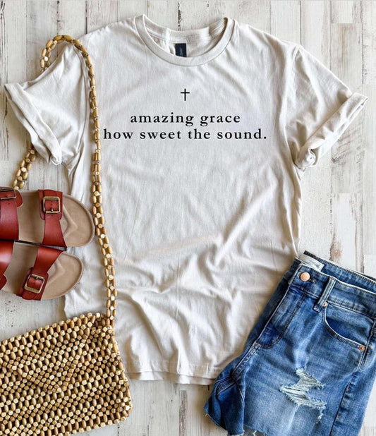 Amazing Grace Simple Sand Tee