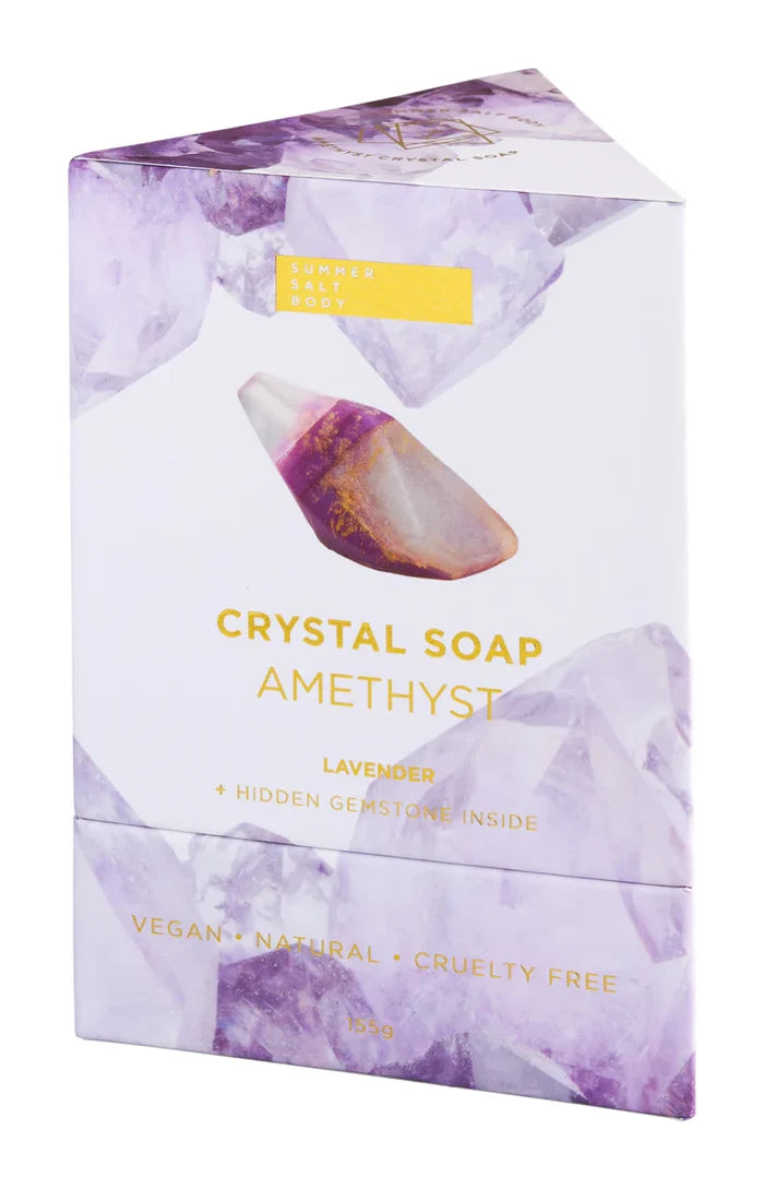 Amethyst Crystal Soap With Hidden Gem