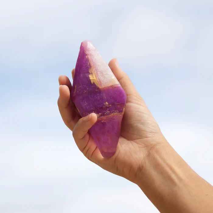 Amethyst Crystal Soap With Hidden Gem