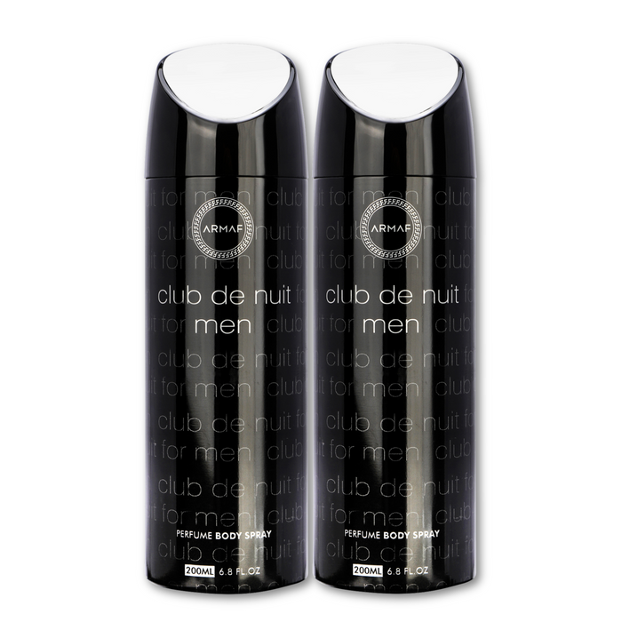 Armaf Club De Nuit Men Deodorants for Men - 200ML Each (Pack of 2)